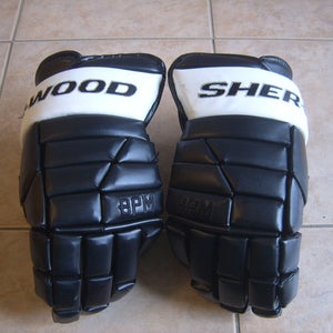 Great Condition Sher-wood/Sherwood BPM 120 Limited Edition Hockey Gloves 14"