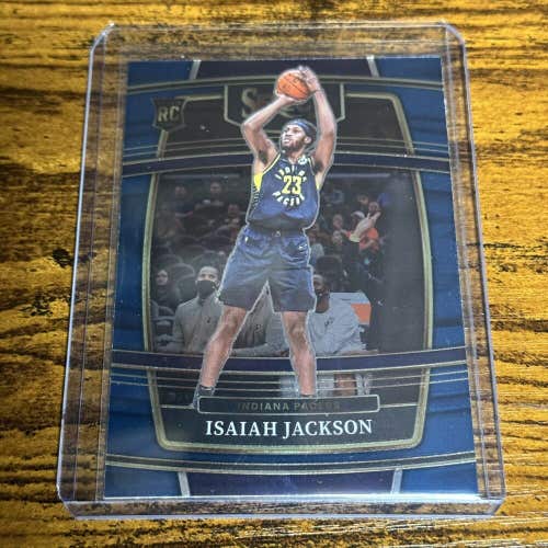Isaiah Jackson Indiana Pacers 2021-22 NBA Panini Select Retail Blue Rookie #55