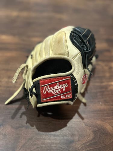 Used Right Hand Throw Rawlings Youth/HS Gold Glove Elite Baseball Glove 11.75"