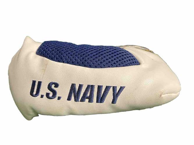 Department Of The U.S. Navy Golf Blade Putter Headcover Hook And Loop Fastener
