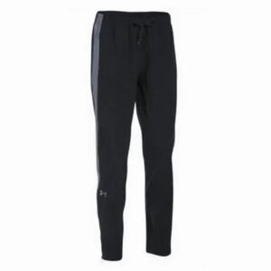 Women's Black Under Armour Squad Woven Sweat Pants