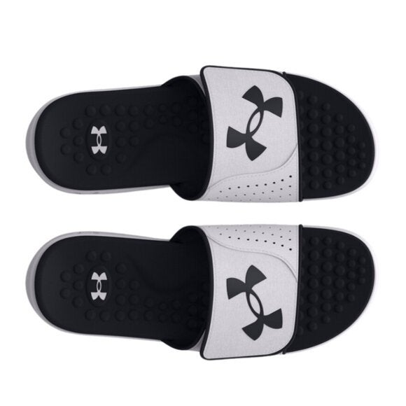 Men's Under Armour White Ignite Pro Slides 3026023-100