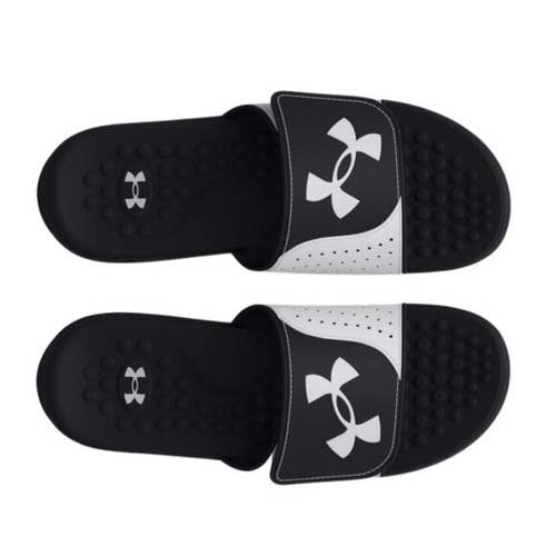 Men's Under Armour Black/Grey Ignite Pro Slides 3026023-003