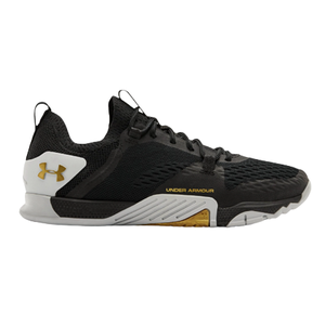 Under Armour Women’s Black/Gold Tribase Reign 2 Cross Trainers