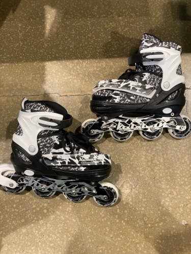 Used Youth Kuxuan Inline Skates Size 3Y-6Y