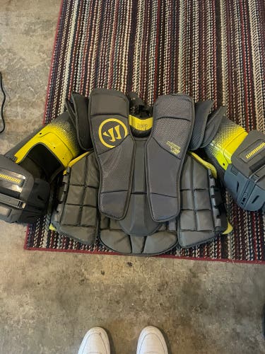 Used  Warrior Ritual Pro Goalie Chest Protector