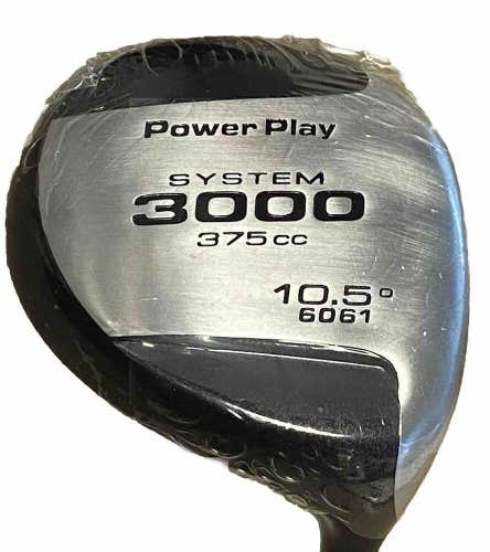 Power Play System 3000 375cc 10.5* Driver Head Only RH Component New In Wrapper