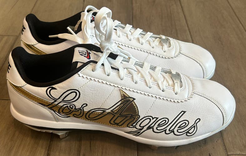 Size 11.5 Mens Nike Lunar Cortez Baseball Cleats All Star Los Angeles
