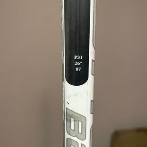 Used Senior Bauer Regular 26" Paddle Pro Stock Hyperlite Goalie Stick