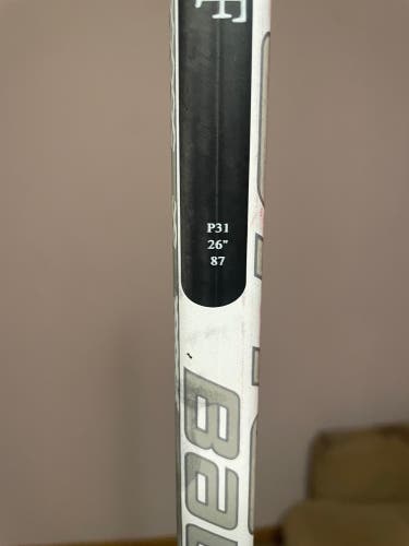 Used Senior Bauer Regular 26" Paddle Pro Stock Hyperlite Goalie Stick
