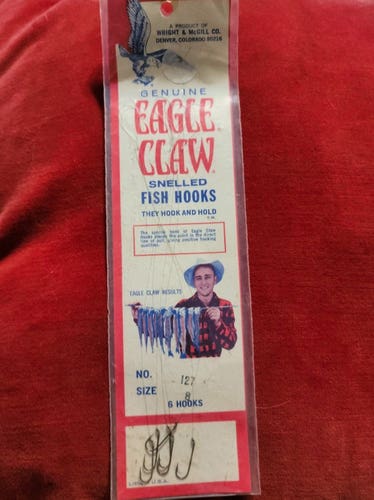 New Eagle CLAW FISH HOOKS NO. 127 SIZE #8
