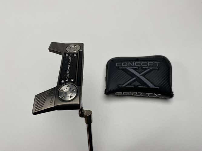 Scotty Cameron Concept X CX-01 Putter 34" SuperStroke Flatso 1.0 Mens RH HC