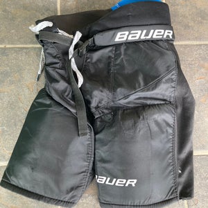 Black Used Junior Small Bauer MS-1 Hockey Pants