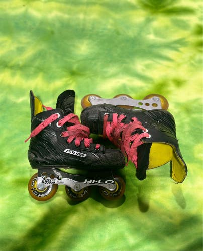 Used Youth Bauer RS Inline Skates Regular Width Size 13