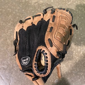 Brown Used Louisville Slugger Genesis 1884 Right Hand Throw Baseball Glove 10"