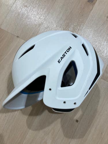 White Used Small Easton Elite X Batting Helmet