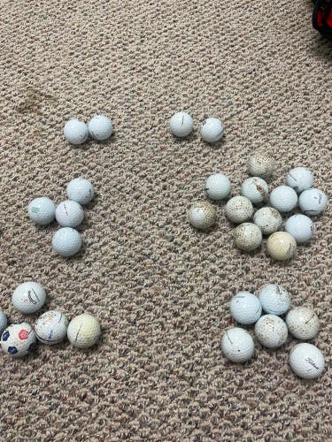 30 Premium Assorted Golf Balls