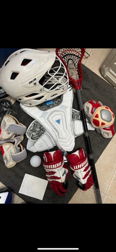 Lacrosse equipment mens medium! Meets NOCSAE standards