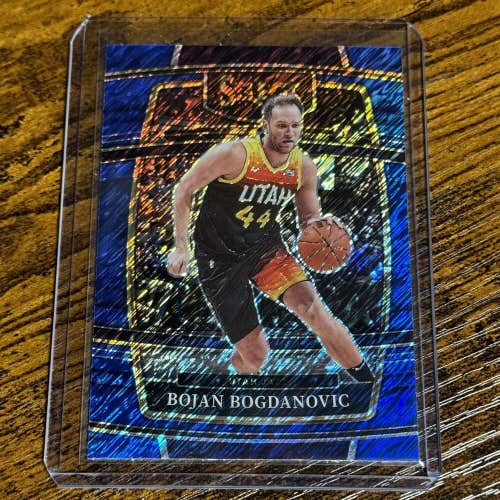 Bojan Bogdanovic Utah Jazz 2021-22 Panini NBA Select Retail Blue Shimmer #69