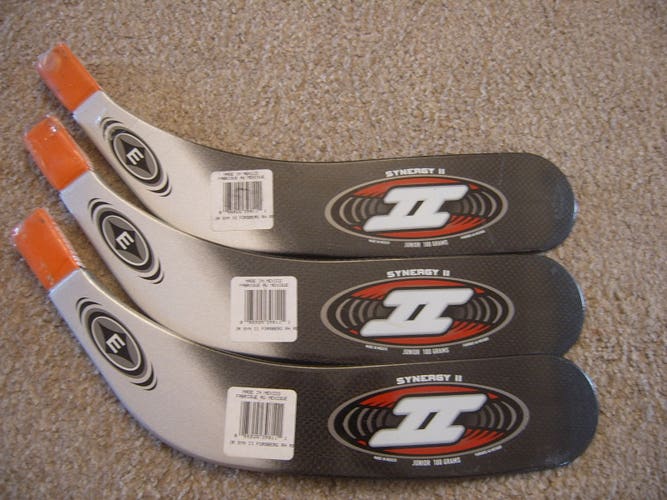 Hockey Stick Blades- Three (3) Easton Synergy II Forsberg RH Replacement Blades Junior