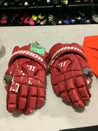 Used Warrior Riot Ii 12" Men's Lacrosse Gloves