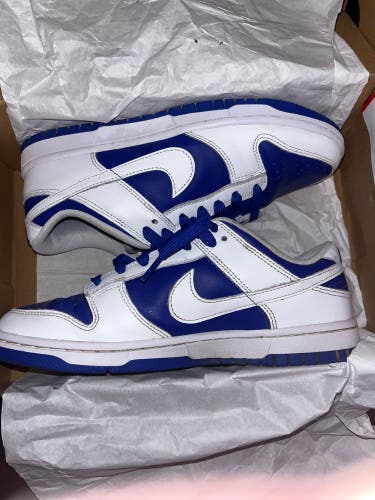 Lightly Used Size 7.5 (Women's 8.5) Nike Dunk Low Racer Blue Shoes