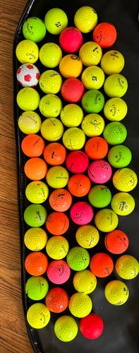 Used  60 Pack (5 Dozen) Assorted Balls