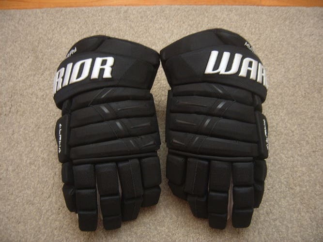 Hockey Gloves-New Pro Stock Warrior Alpha Evo Pro Senior Hockey Gloves 14" Murray