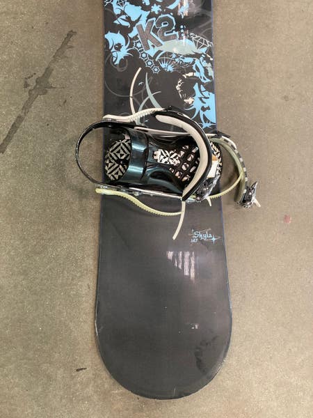 K2 SKYLLA 147 × K2 Cassette M Used Women's K2 Skyla 147 Snowboard All Mountain With Ride DVA
