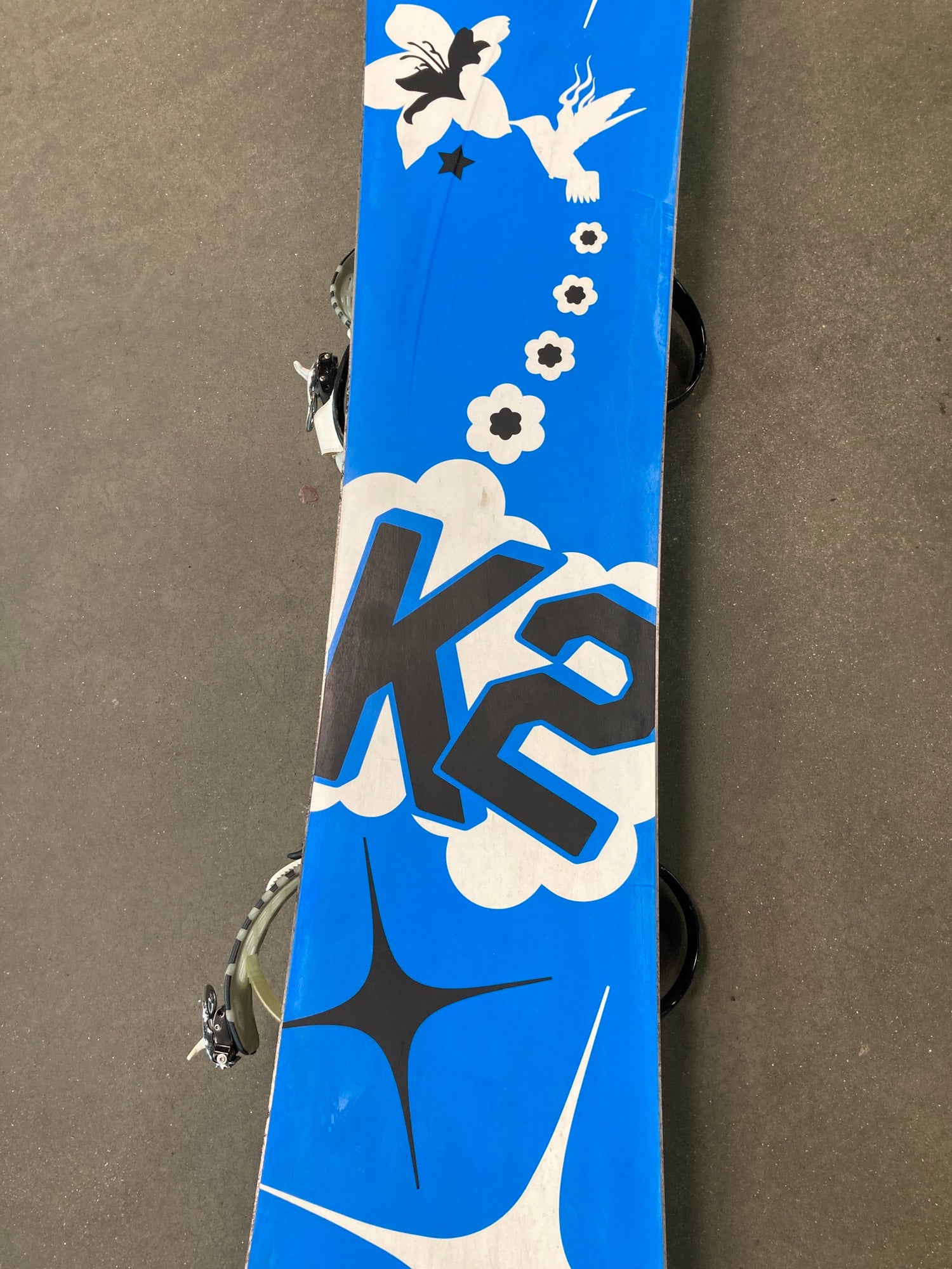 Used Women's K2 Skyla 147 Snowboard All Mountain With Ride DVA