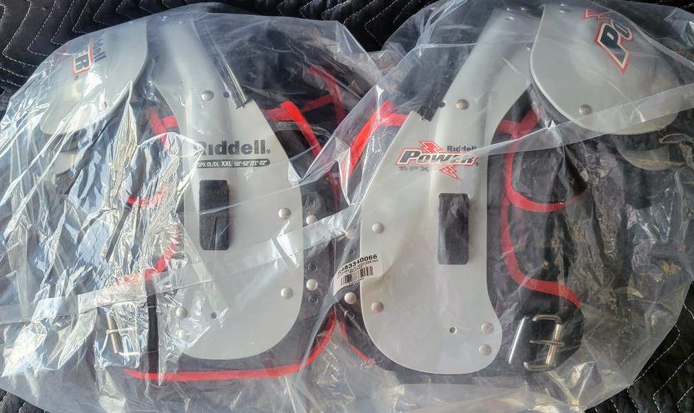 New XXL Adult Riddell Power SPX Shoulder Pads OL/DL