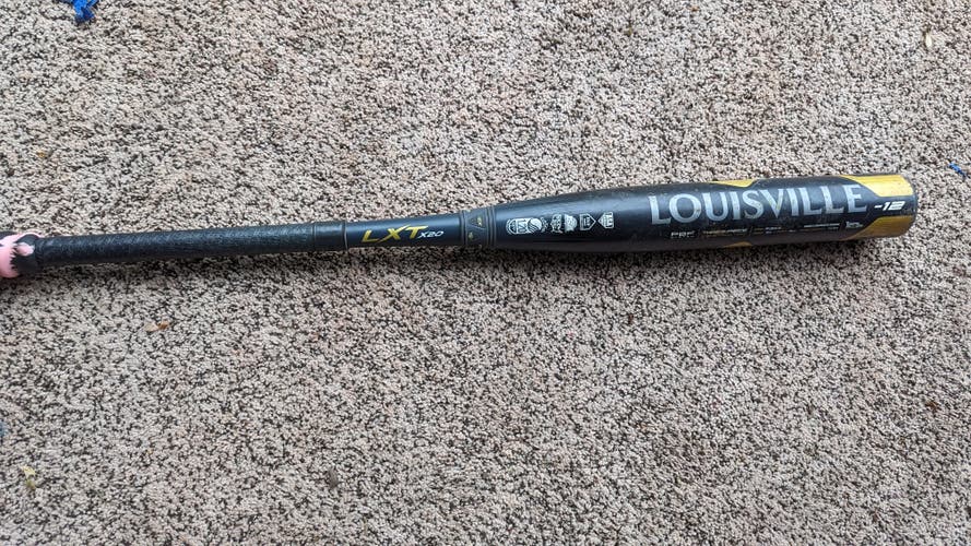 Used Louisville Slugger LXT X20 Bat (-12) Composite 18 oz 30"