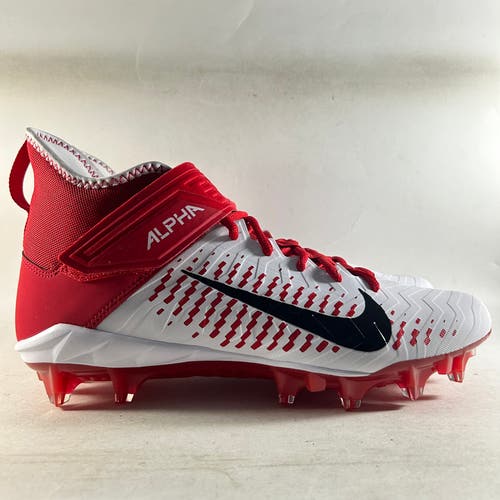 NEW Nike Alpha Menace Pro Mid 2 Men’s Football Cleats Red Size 13 BV3945-105
