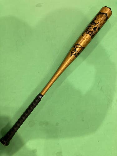 Used 2023 DeMarini Voodoo One Gold Bat BBCOR Certified (-3) Alloy 30 oz 33"
