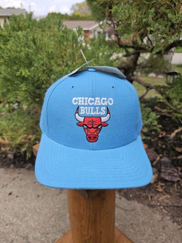 New Vintage Rare 1990s Chicago Bulls NBA Sports Plain Logo Hat Cap Vtg Snapback