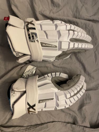 New  STX Large Surgeon Lacrosse Gloves