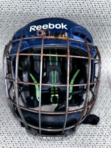 Used Medium  Reebok 11K Medium Cage And Parts Helmet