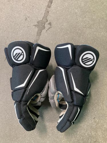 Black Used Maverik Charger Lacrosse Gloves 12"