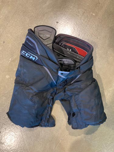 Black Used Senior XL CCM Vector Hockey Pants