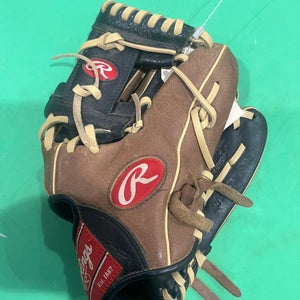 Brown Used Rawlings Premium Series Right Hand Throw Infield Baseball Glove 11.25"