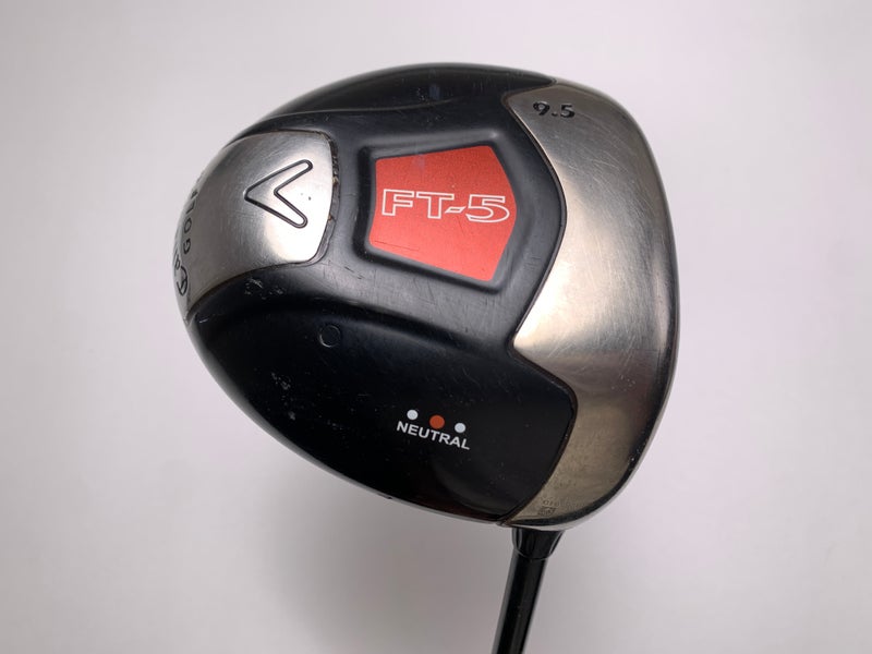 Callaway FT-5 Driver 9.5* Fujikura E Fit-On 360 Stiff Graphite Mens RH