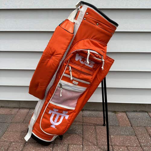 Vintage Hot Z Golf Stand Carry Bag Tennessee Vols Volunteers NCAA Orange White