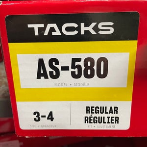 New Junior CCM Regular Width Size 3-4 AS-580 Hockey Skates