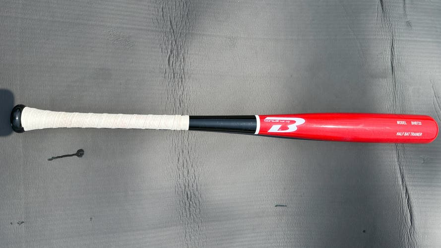 33" Bonsall Half Bat Trainer (HBT) -  BFT33 Flat Training bat Pro Grade w/ Lizard Skins Grip