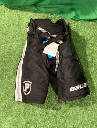 Black New Junior Small Bauer Nexus Custom Pro Hockey Pants