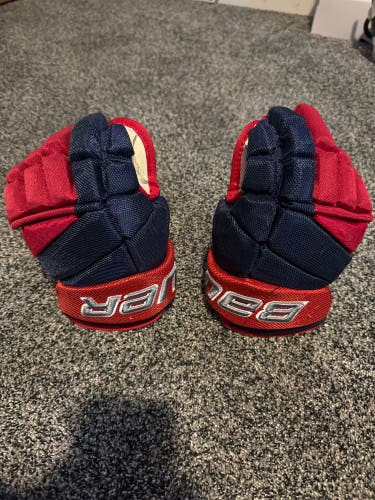 Used  Bauer 11"  Vapor Pro Team Gloves
