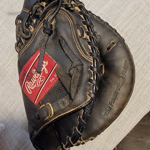 Used Rawlings Right Hand Throw Catcher's Renegade Baseball Glove 31.5"