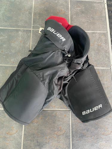 Black Used Senior XL Bauer X60 Hockey Pants