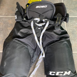 Black Used Junior Medium CCM Tacks 9060 Hockey Pants