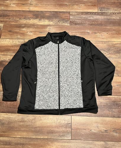 Adidas Puremotion Black Used Men's XXL Full-Zip Jacket